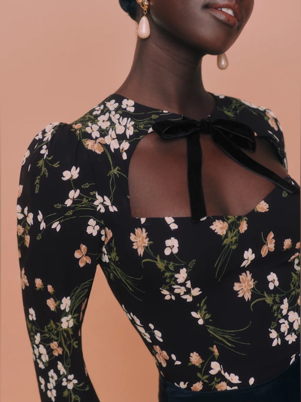 Reformation Rietta Top, Size 0